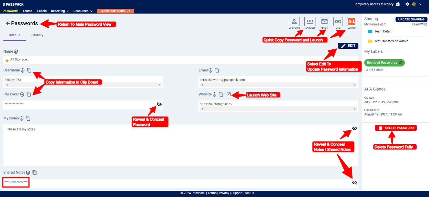 Creating A Password Step 3