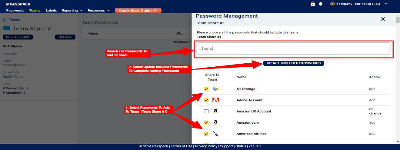 Sharing Passwords Step 2